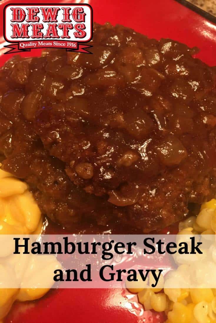 Hamburger Steak and Gravy from Dewig Meats. Hamburger Steak and Gravy is a southern classic. This recipe is comfort food without the hassle and is full of delicious, savory flavors!